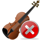 violin,close,instrument,no,cancel,stop icon