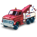 ford, heavey, movement, truck, with, wreck icon