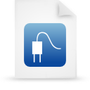 blue, document, file, paper icon