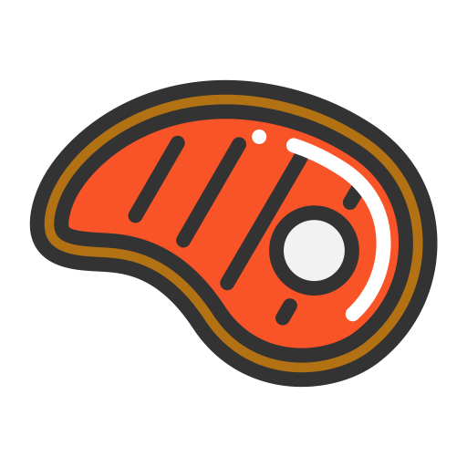 Steak svg vector icon