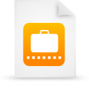 file,document,paper,orange icon