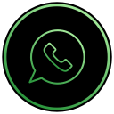 app, chat, message, mobile, phone, text, whatsapp svg vector icon
