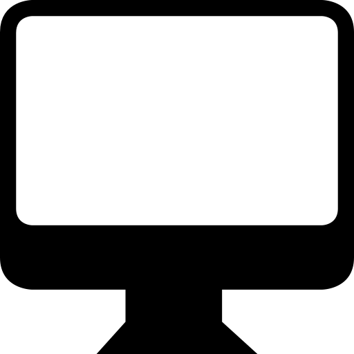 Monitor svg vector icon