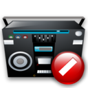 tape,recoder,cancel,stop,no,close icon