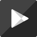 gloss, media, play, social, square, store svg vector icon