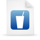 blue, document, file, paper icon