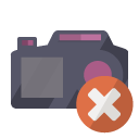 camera,close icon