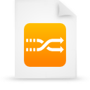 file,document,paper,orange icon