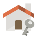 home,key icon