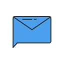 inbox, message, notification, twitter svg vector icon
