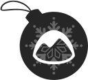 ball, basecamp, christmas svg vector icon