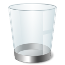 recycle,bin,empty,blank icon