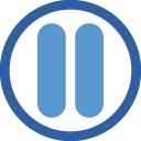 pause, player icon