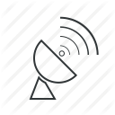 antenna, gps, location, navigation, radar, satellite, signal icon