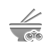 chopsticks,bowl,binoculars icon