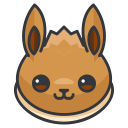 eevee, game, go, play, pokemon svg vector icon