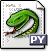 gnome,mime,application,python icon