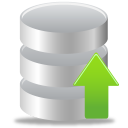 database, upload icon