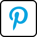 media, pinterest, social svg vector icon