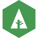 forrst, hexagon, media, social svg vector icon