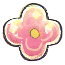 flower, pink icon