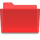 folder,red icon