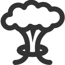 mushroom,cloud icon