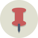 pin, tag svg vector icon