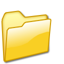 closed,folder,yellow icon