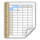 spreadsheet, template icon