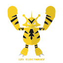 electabuzz, electr, kanto, pokemon svg vector icon