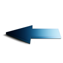 bleu, precedent icon