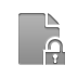 document,lock,open icon