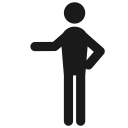 behaviour, communication, human, male, man, talk svg vector icon