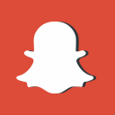 logo, media, networking, photo, red, snapchat, social svg vector icon