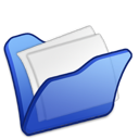 blue, folder, mydocuments icon
