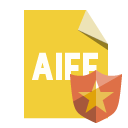 file,format,aiff,shield icon