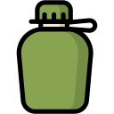 bottle, camp, camping, drink, travel, water svg vector icon