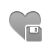heart,diskette icon