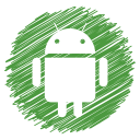 android, media, social svg vector icon