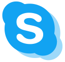 , media, network, skype, social svg vector icon