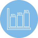 analytics, bar chart, chart, diagram svg vector icon