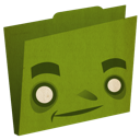 folder, green icon