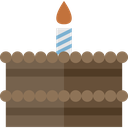 birthday, cake, celebration, chocolate, cream, cupcake, dessert icon