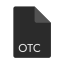 extension, file, format, otc svg vector icon