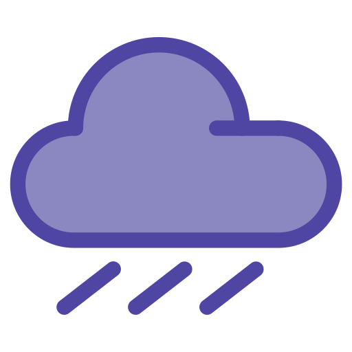 Rain svg vector icon