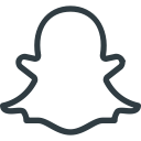 logo, media, snapchat, social svg vector icon
