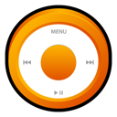 ipod, orange icon