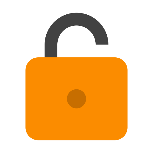 Unlock svg vector icon