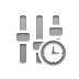 audio,equalizer,clock icon